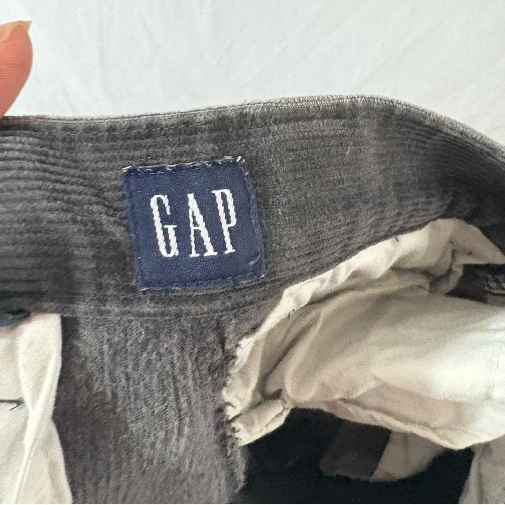 Vintage GAP Kids Dark Gray Cargo cordoroy Pants